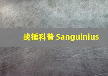 战锤科普 Sanguinius